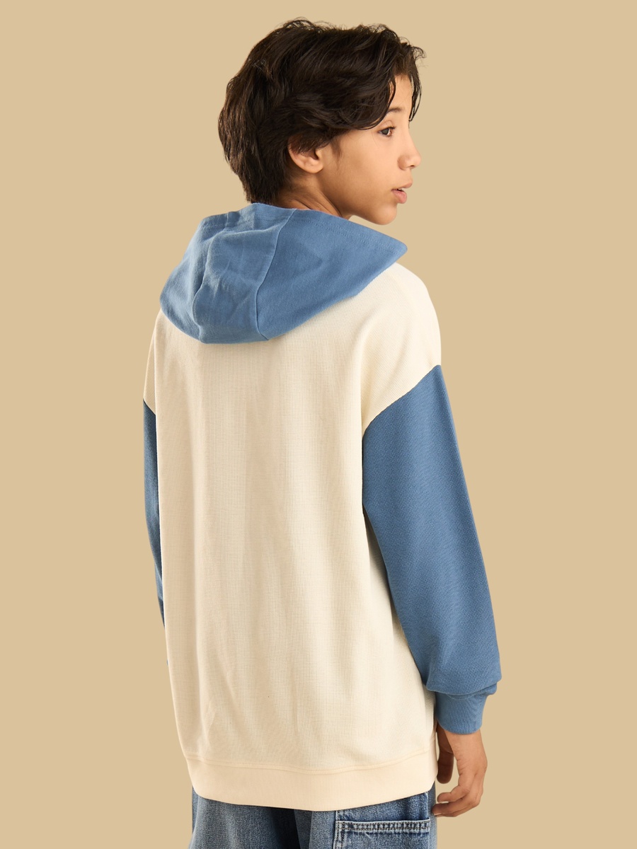 Playstation Print Hooded Cotton Sweatshirt