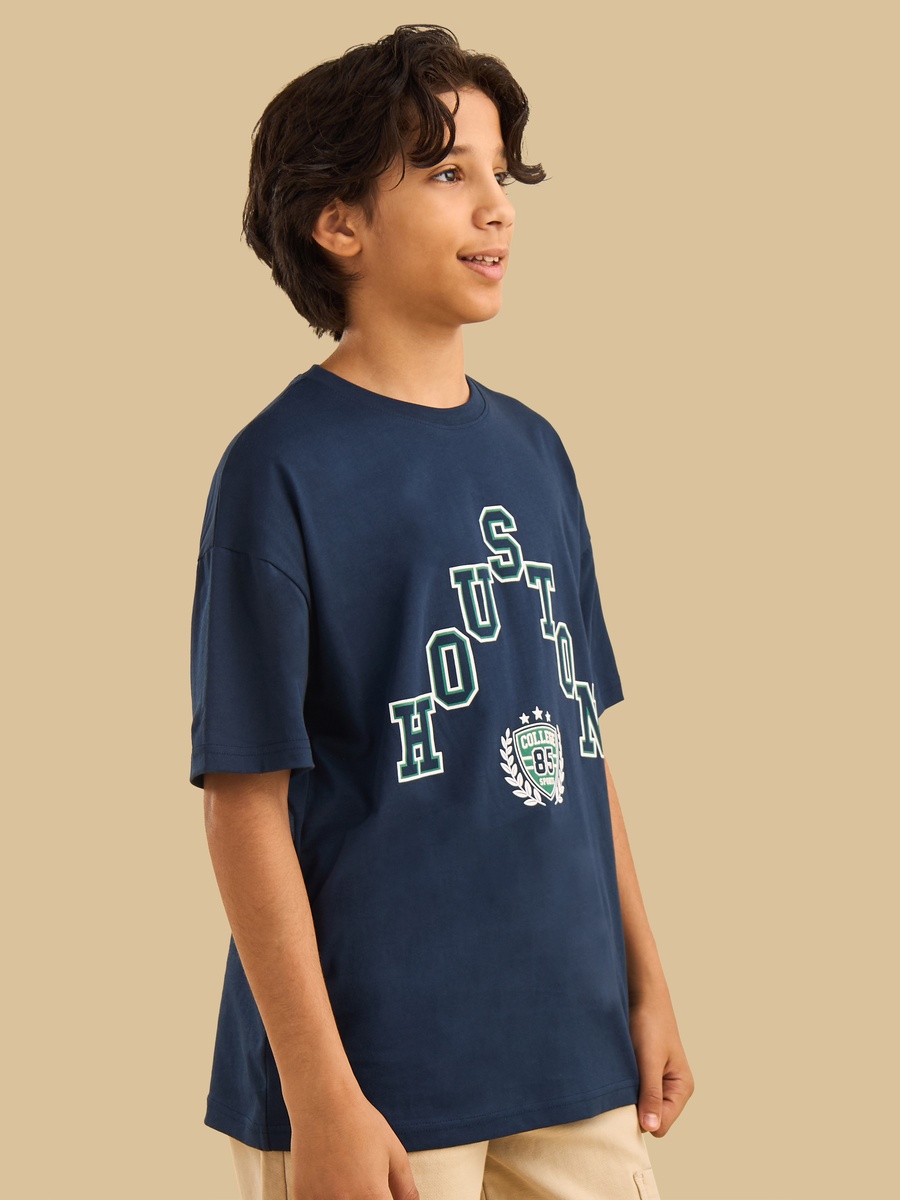 Houston Print Cotton T-Shirt