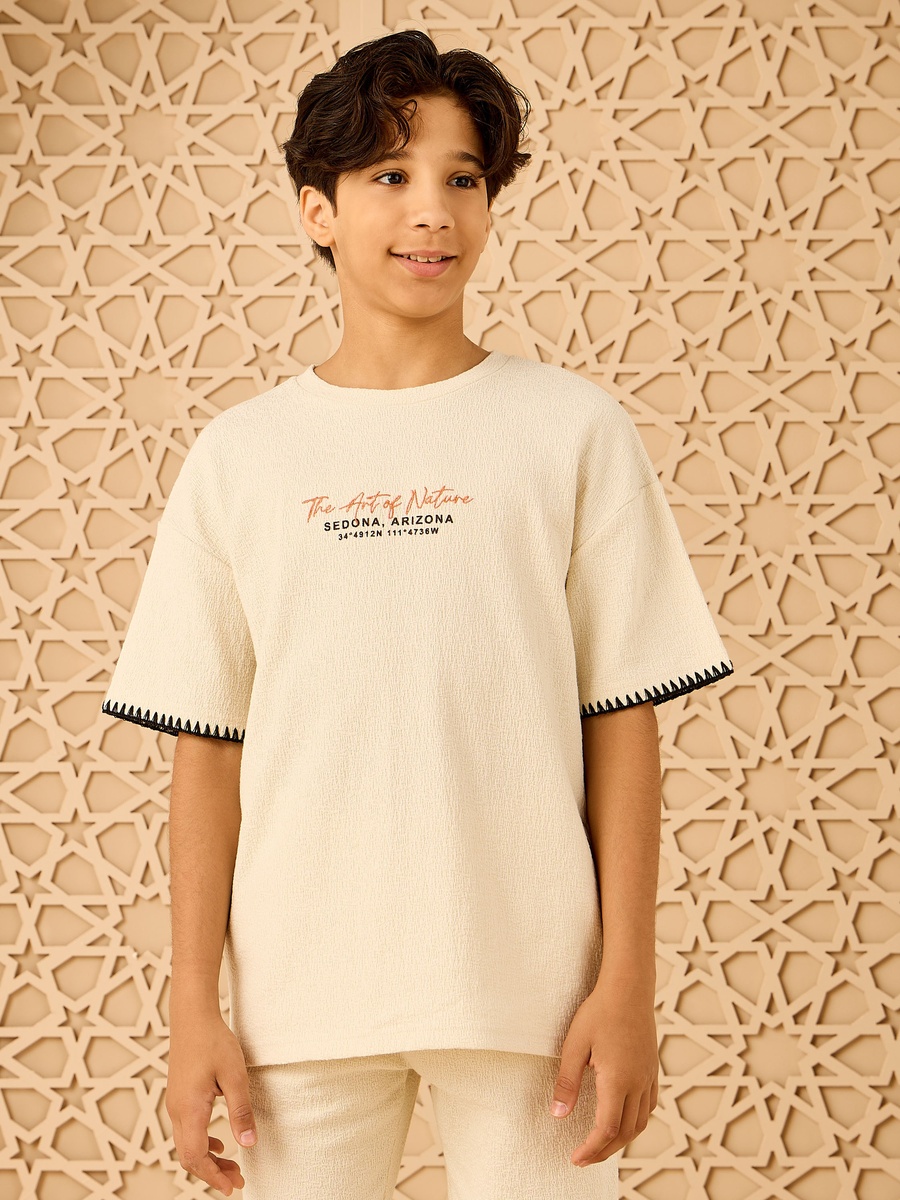 Printed T-Shirt and Shorts Set
