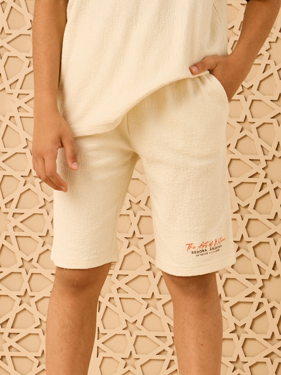Printed T-Shirt and Shorts Set