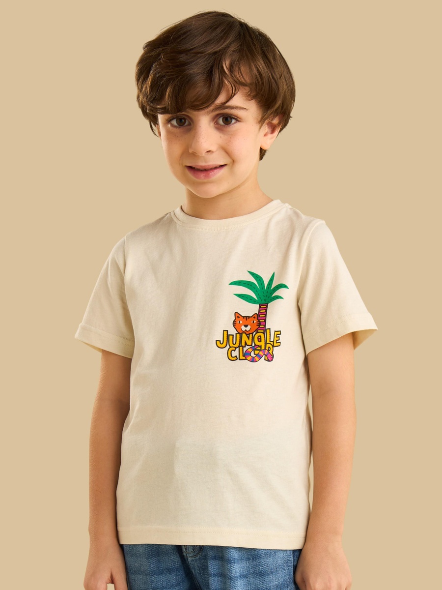 Graphic Print Cotton T-Shirt