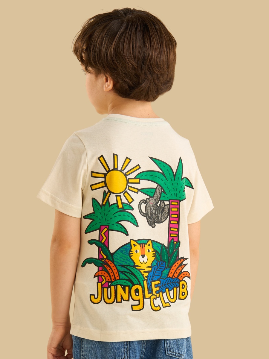 Graphic Print Cotton T-Shirt