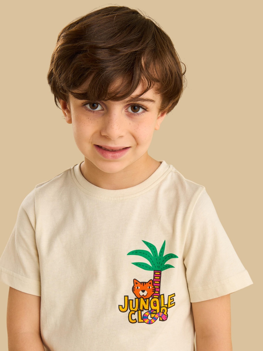 Graphic Print Cotton T-Shirt