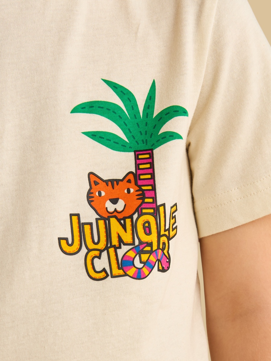 Graphic Print Cotton T-Shirt