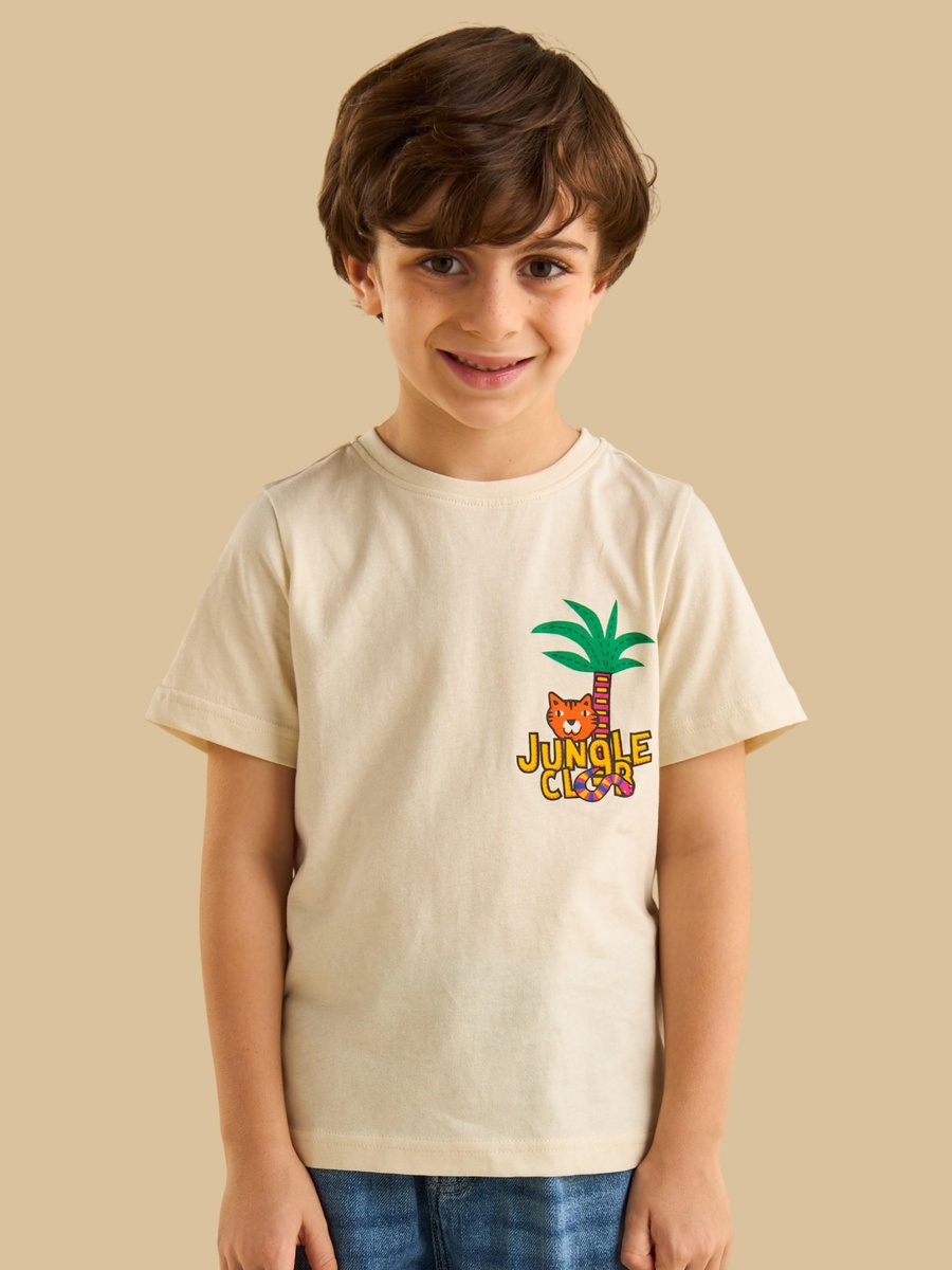 Graphic Print Cotton T-Shirt