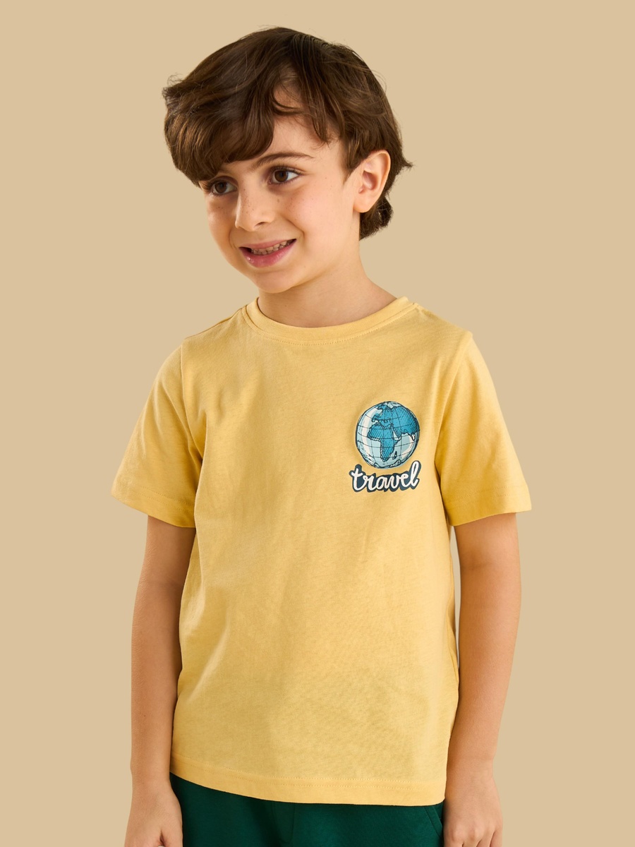 Graphic Print Cotton T-Shirt