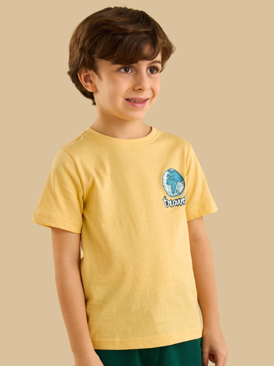 Graphic Print Cotton T-Shirt
