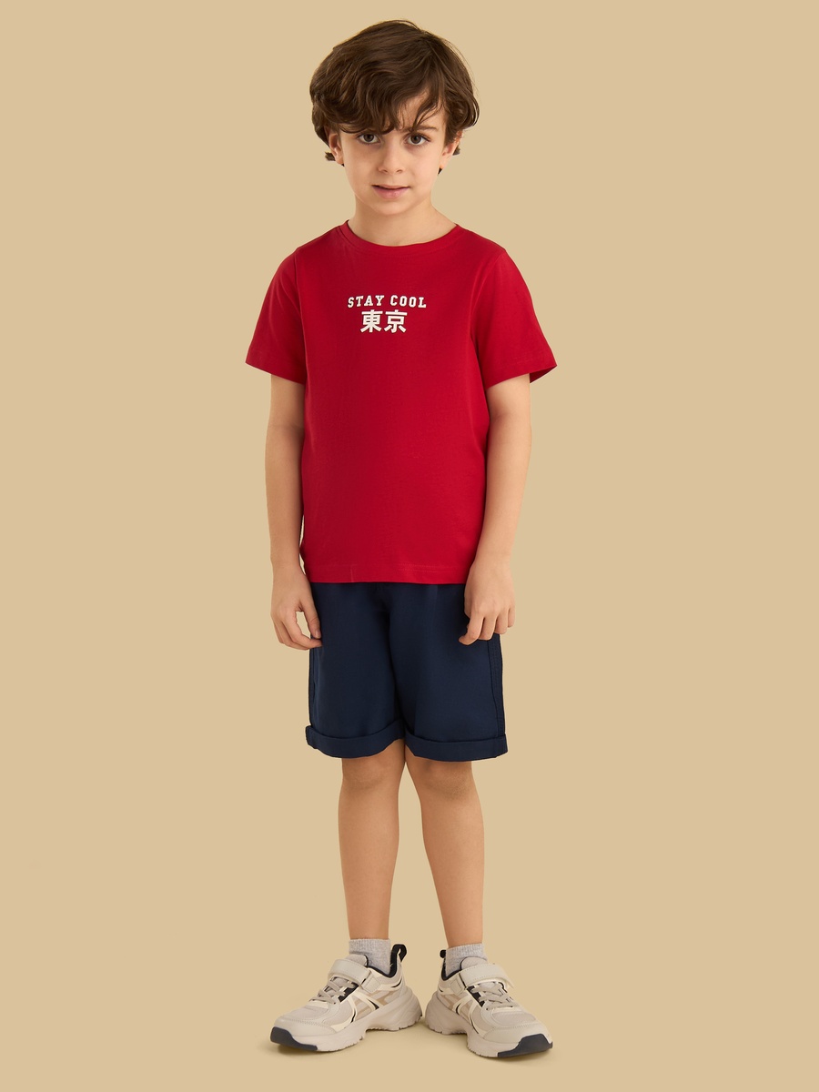 Tokyo Print Cotton T-Shirt