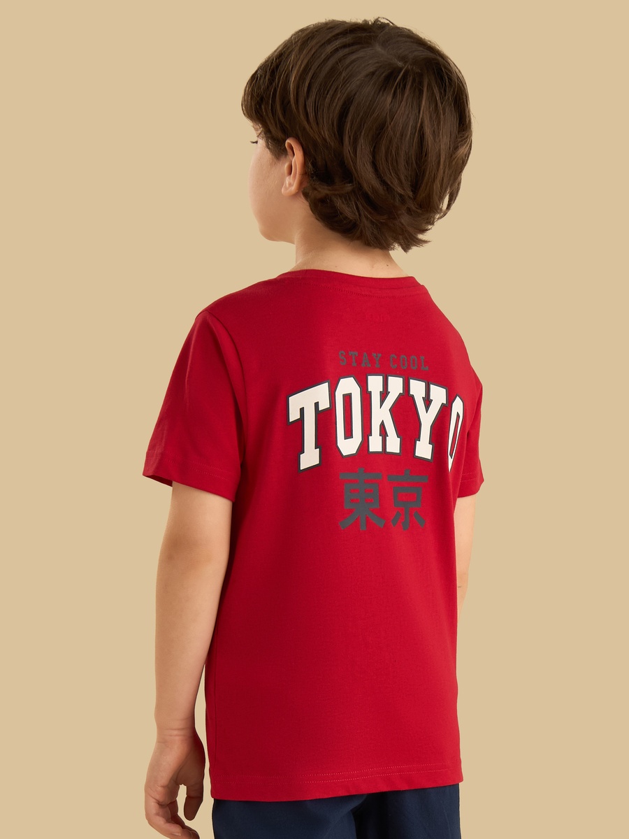 Tokyo Print Cotton T-Shirt