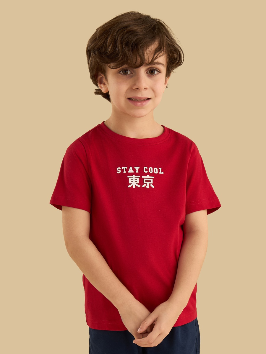 Tokyo Print Cotton T-Shirt