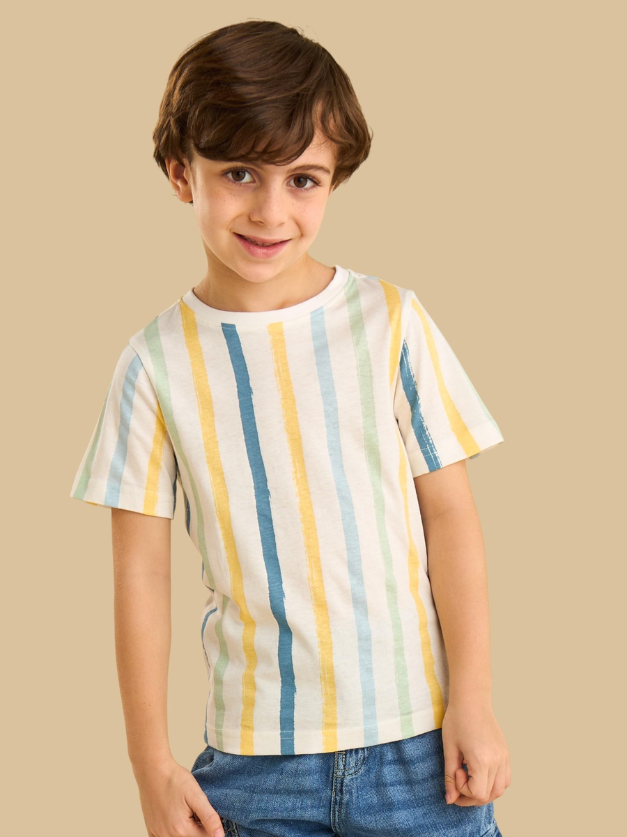 Striped Cotton T-Shirt