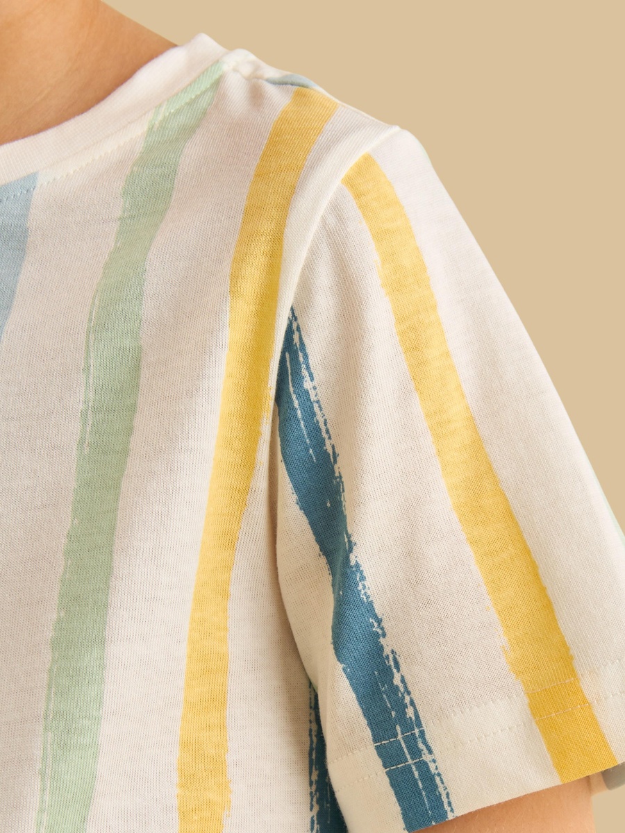 Striped Cotton T-Shirt