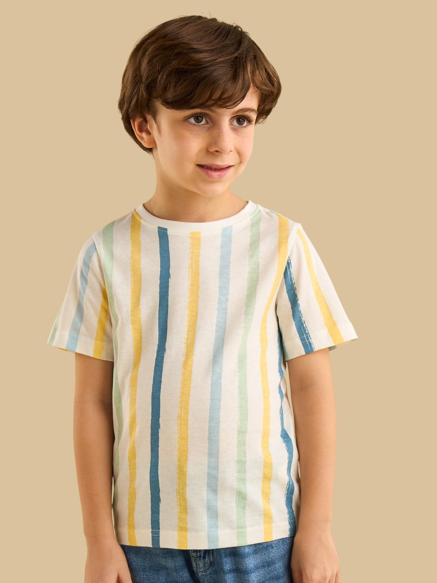 Striped Cotton T-Shirt