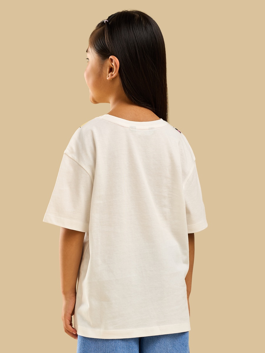 Inside Out Print Cotton T-Shirt