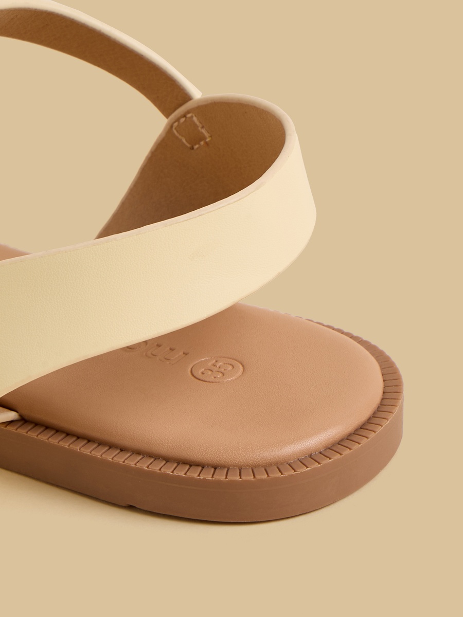 Sandals with Hook and Loop Closure