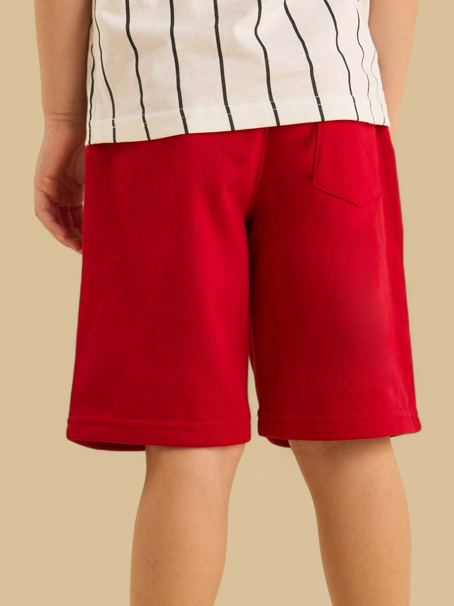 Slogan Print Shorts
