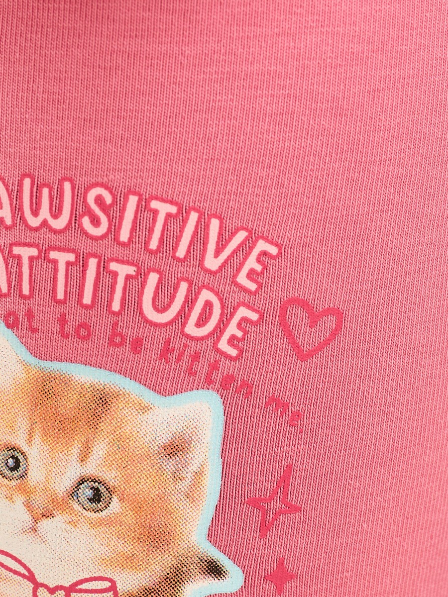 Cat Print Shorts