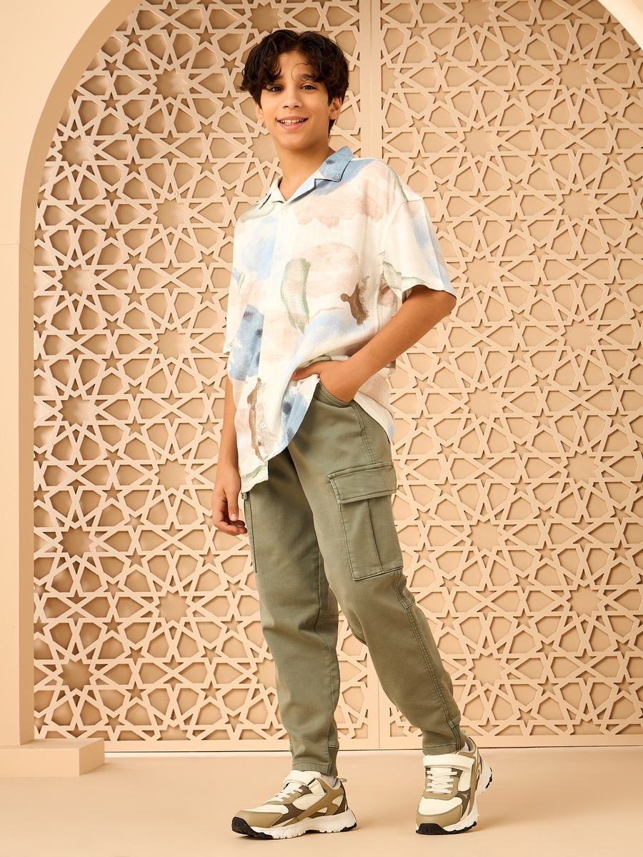 Mid-Rise Cargo Joggers