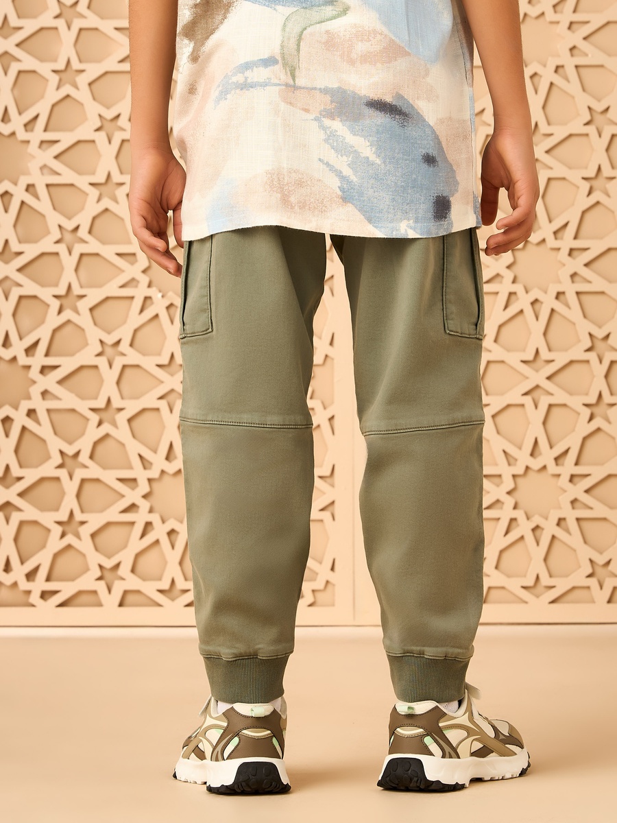Mid-Rise Cargo Joggers
