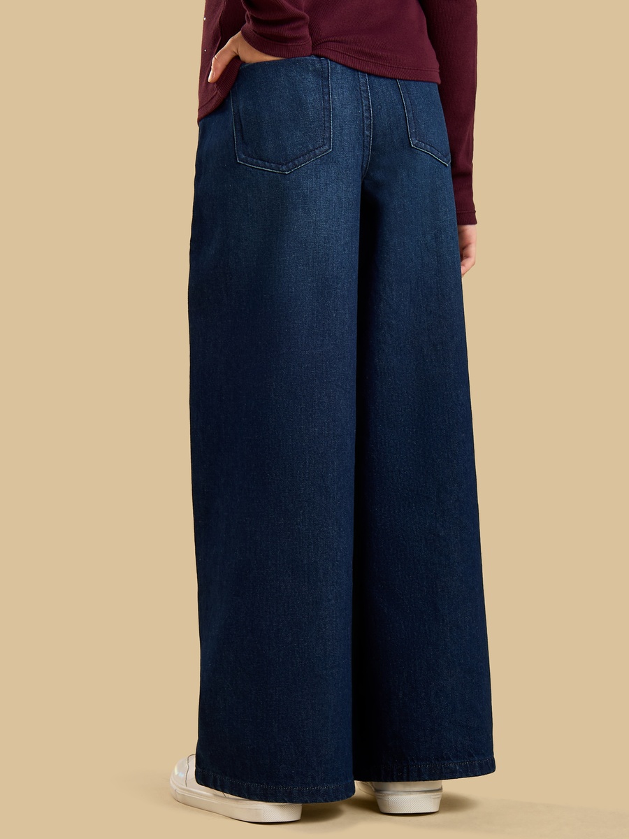 Embellished Wide Leg Jeans