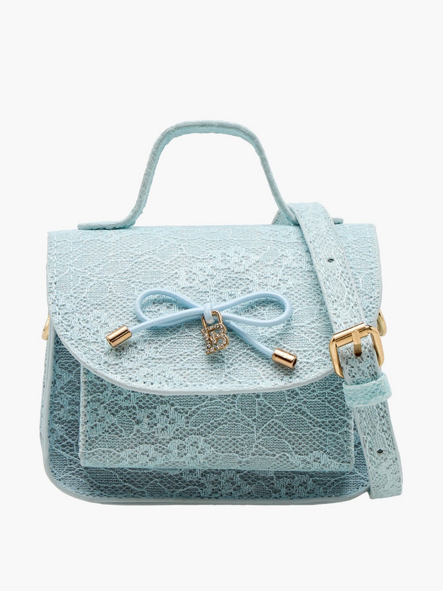 Bow Accent Crossbody Bag with Detachable Strap 