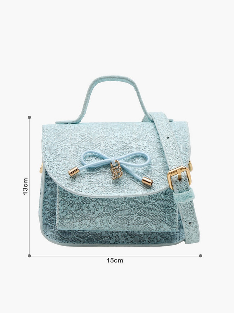 Bow Accent Crossbody Bag with Detachable Strap 