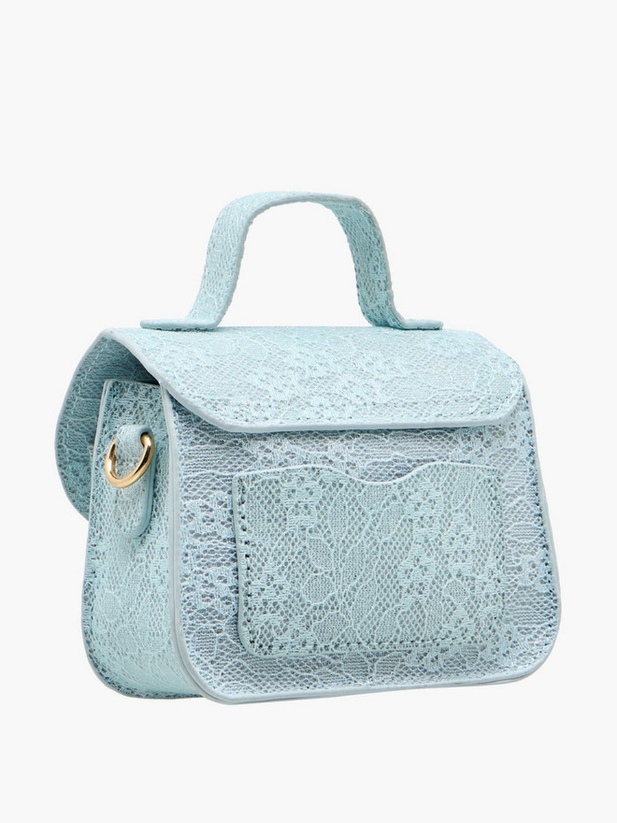 Bow Accent Crossbody Bag with Detachable Strap 