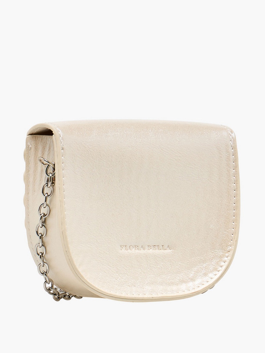 Floral Applique Crossbody Bag with Chain Strap 