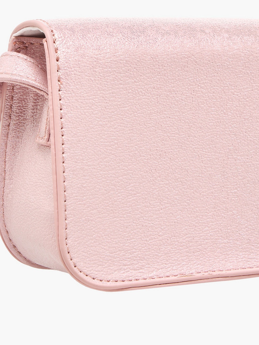 Butterfly Applique Crossbody Bag with Chain Strap 