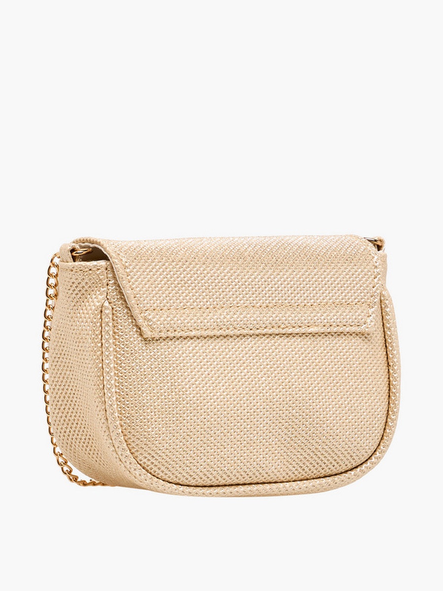 Embellished Bow Crossbody Bag with Chain Strap 