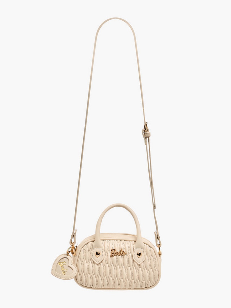 Quilted Crossbody Bag with Adjustable Strap -  W 12 x  D 6 x  H 20 cm