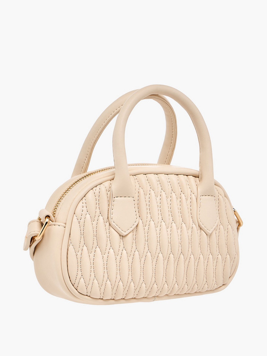 Quilted Crossbody Bag with Adjustable Strap -  W 12 x  D 6 x  H 20 cm