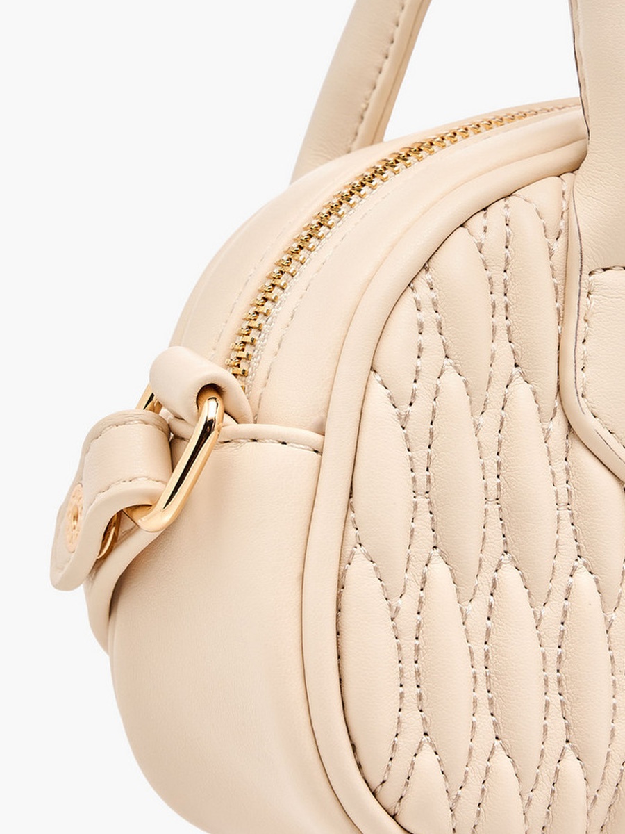 Quilted Crossbody Bag with Adjustable Strap -  W 12 x  D 6 x  H 20 cm