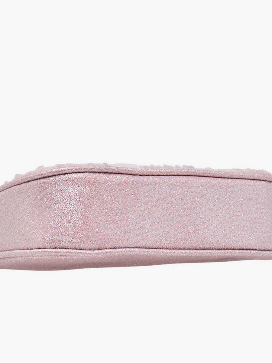 Embellished Shoulder Bag with Strap Handle -  W 11 x  D 4.5 x  H 20 cm