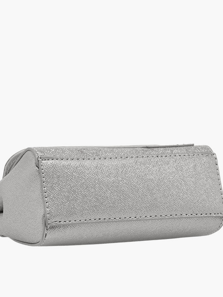 Embellished Crossbody Bag with Flap Closure -  W 11 x  D 6 x  H 12 cm