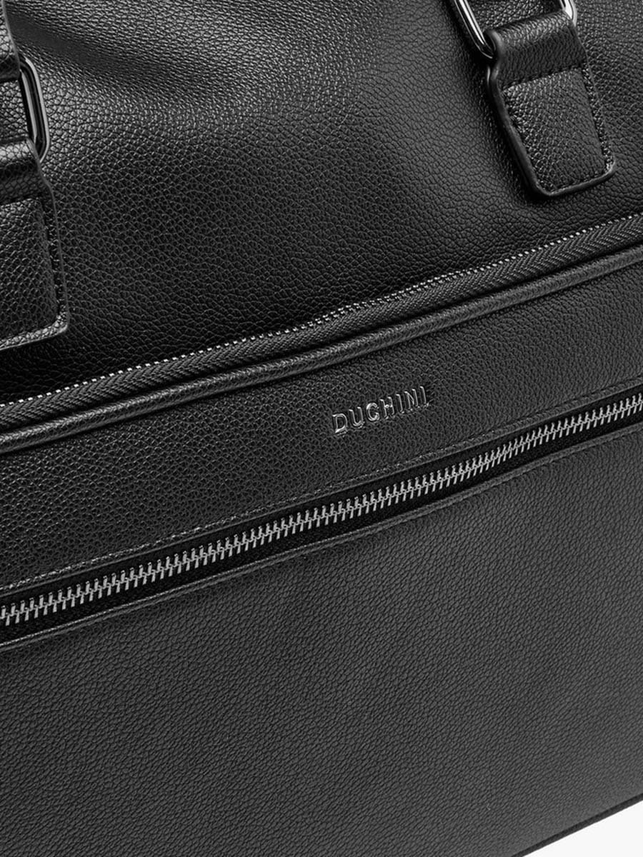 Textured Duffle Bag with Detachable Strap