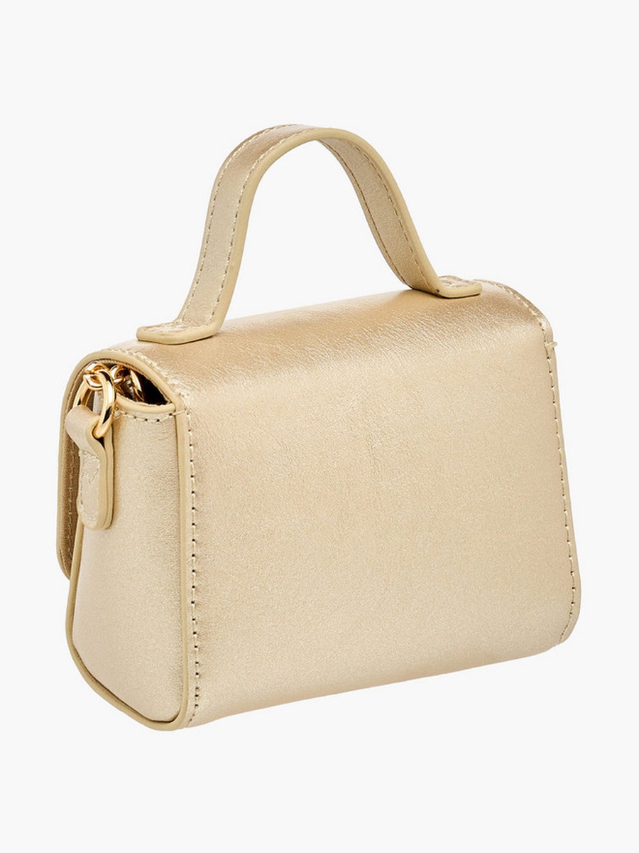 Bow Embellished Crossbody Bag with Chain Strap  -  W 14 x  D 4.5 x  H 10 cm