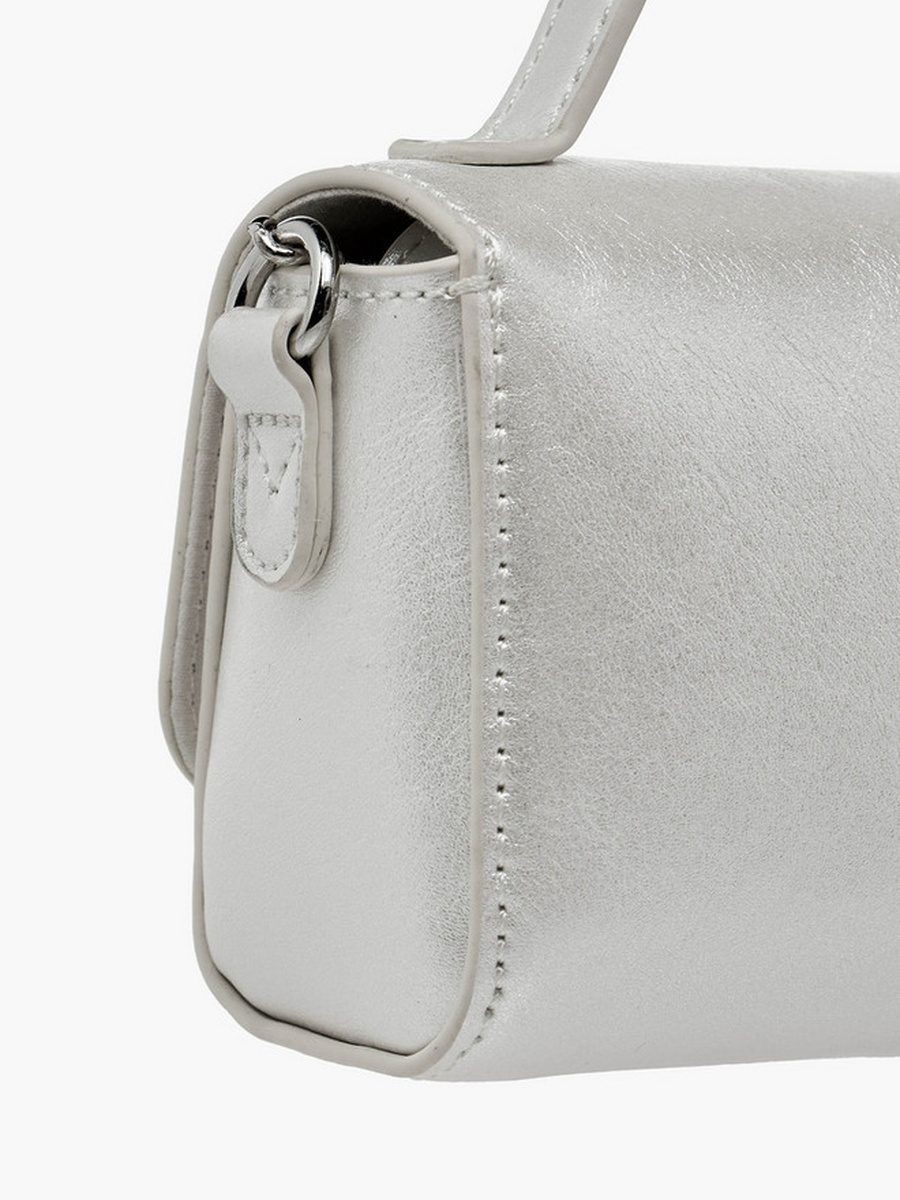 Bow Embellished Crossbody Bag with Chain Strap  -  W 14 x  D 4.5 x  H 10 cm