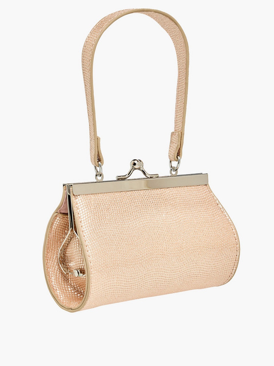 Handbag with Embellished Bow  -  W 13.5 x  D 4.5 x  H 8 cm