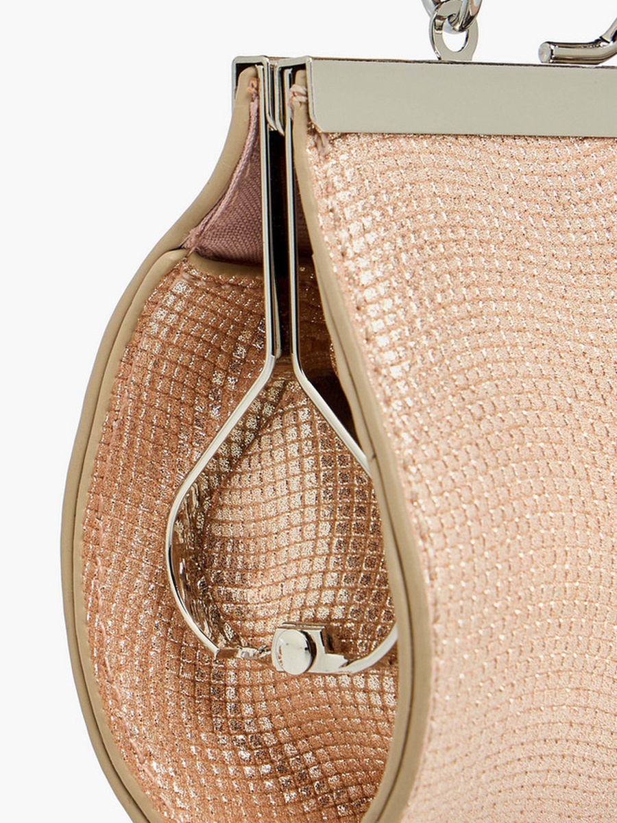 Handbag with Embellished Bow  -  W 13.5 x  D 4.5 x  H 8 cm