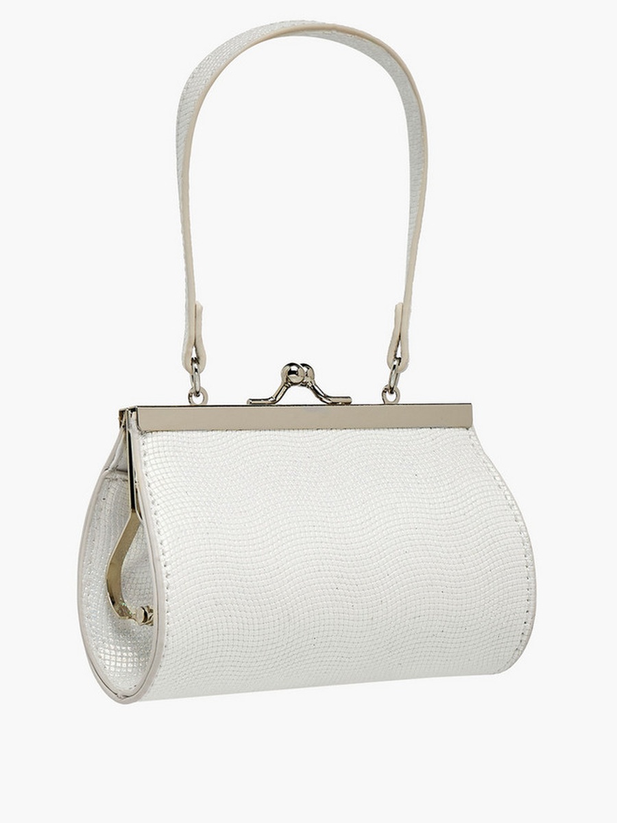Handbag with Embellished Bow  -  W 13.5 x  D 4.5 x  H 8 cm