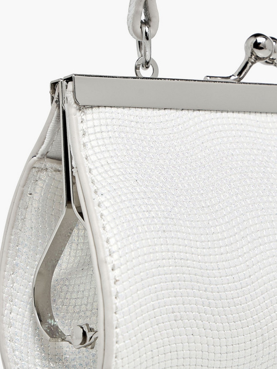 Handbag with Embellished Bow  -  W 13.5 x  D 4.5 x  H 8 cm