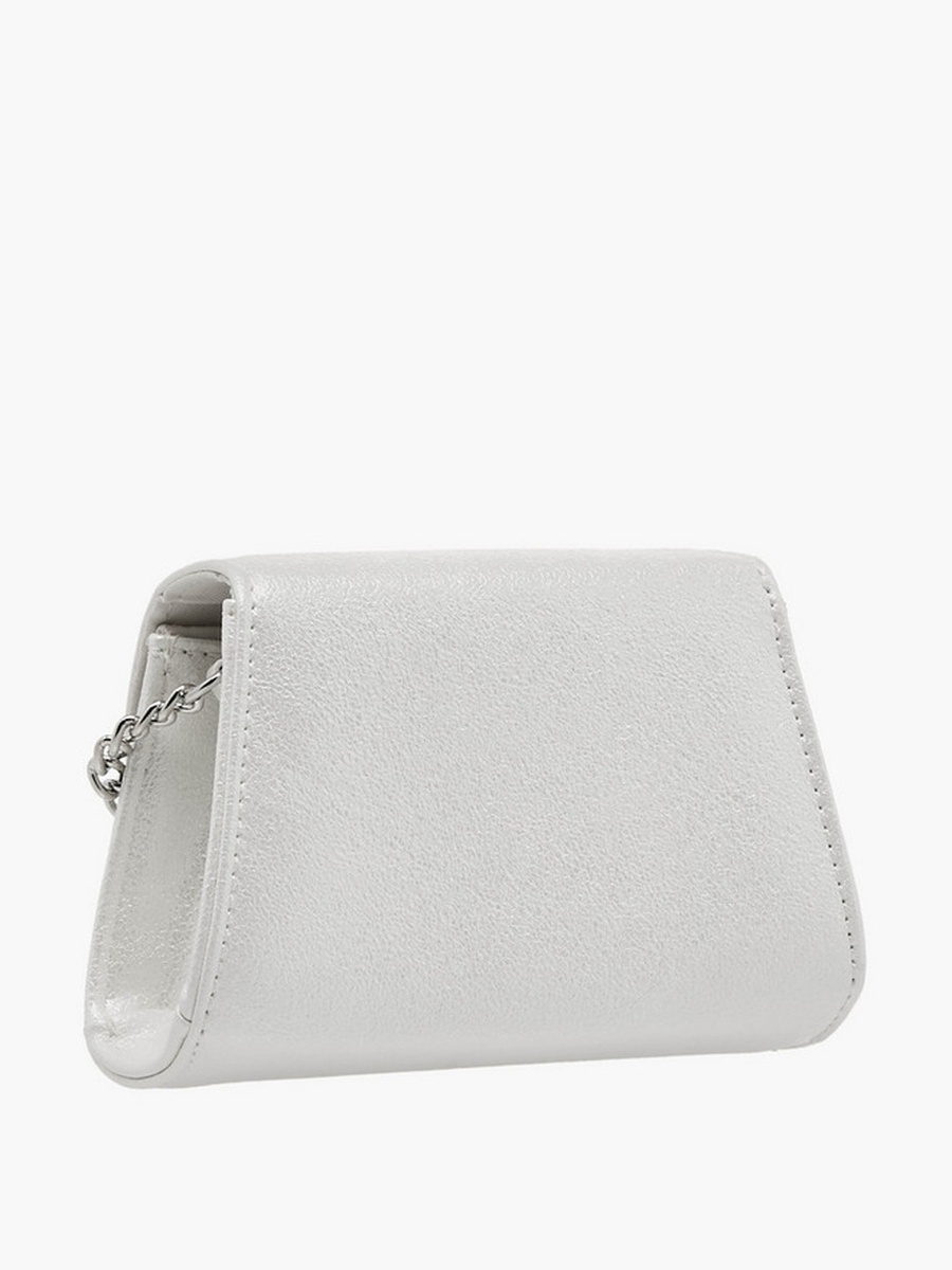 Bow Embellished Crossbody Bag with Chain Strap  -  W 14 x  D 4.5 x  H 10 cm