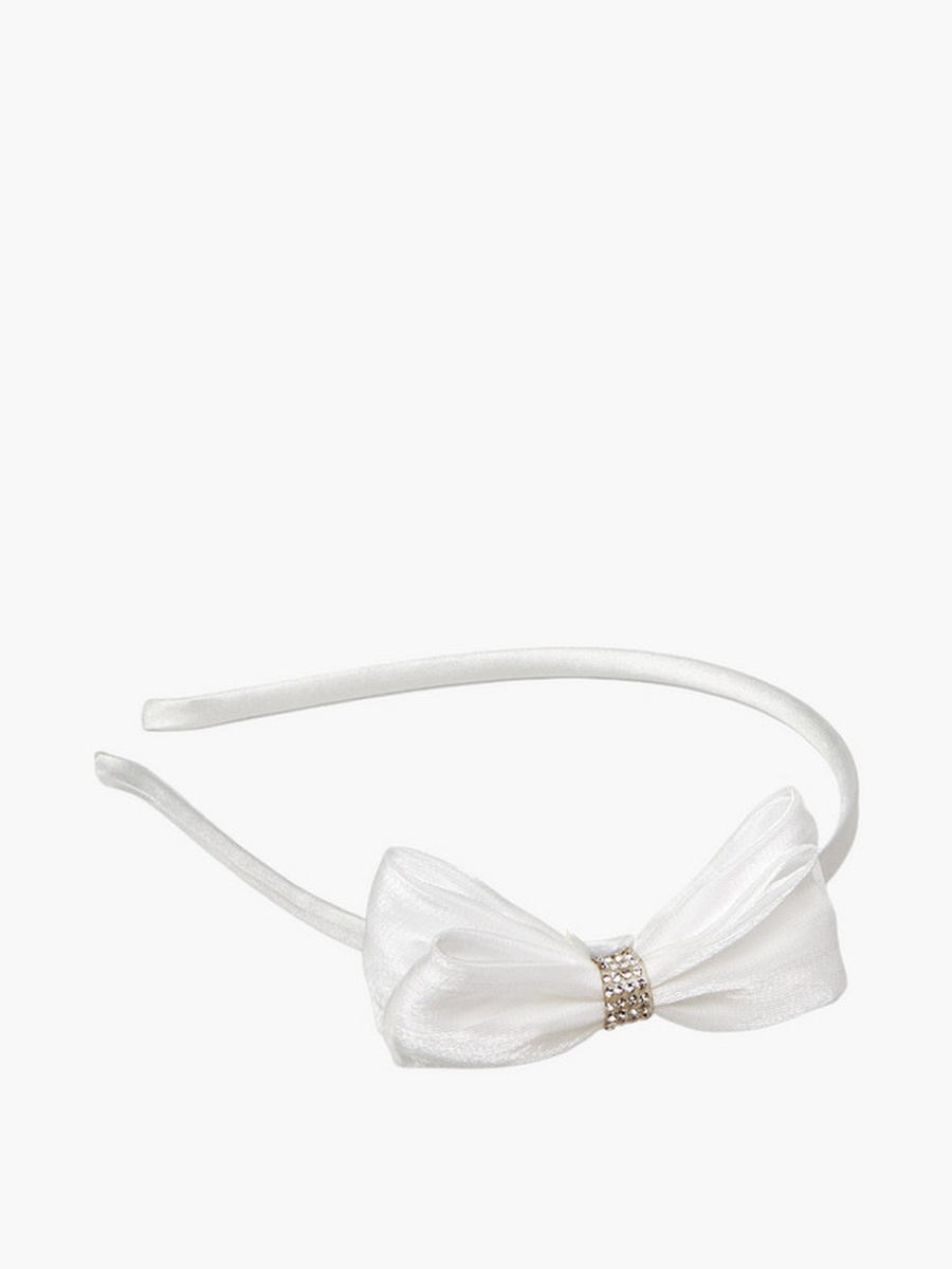 Bow Embellished Crossbody Bag with Hairband Set  -  W 14 x  D 4.5 x  H 10 cm