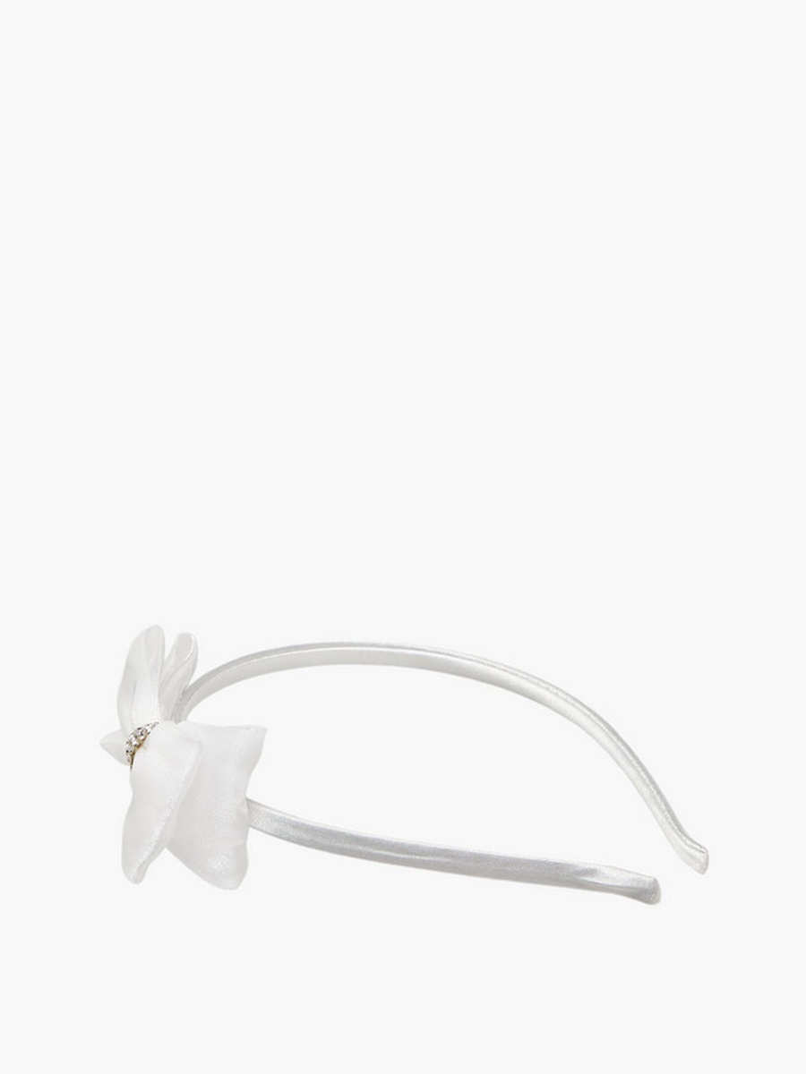 Bow Embellished Crossbody Bag with Hairband Set  -  W 14 x  D 4.5 x  H 10 cm