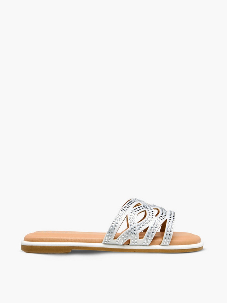 Embellished Flat Sandals 