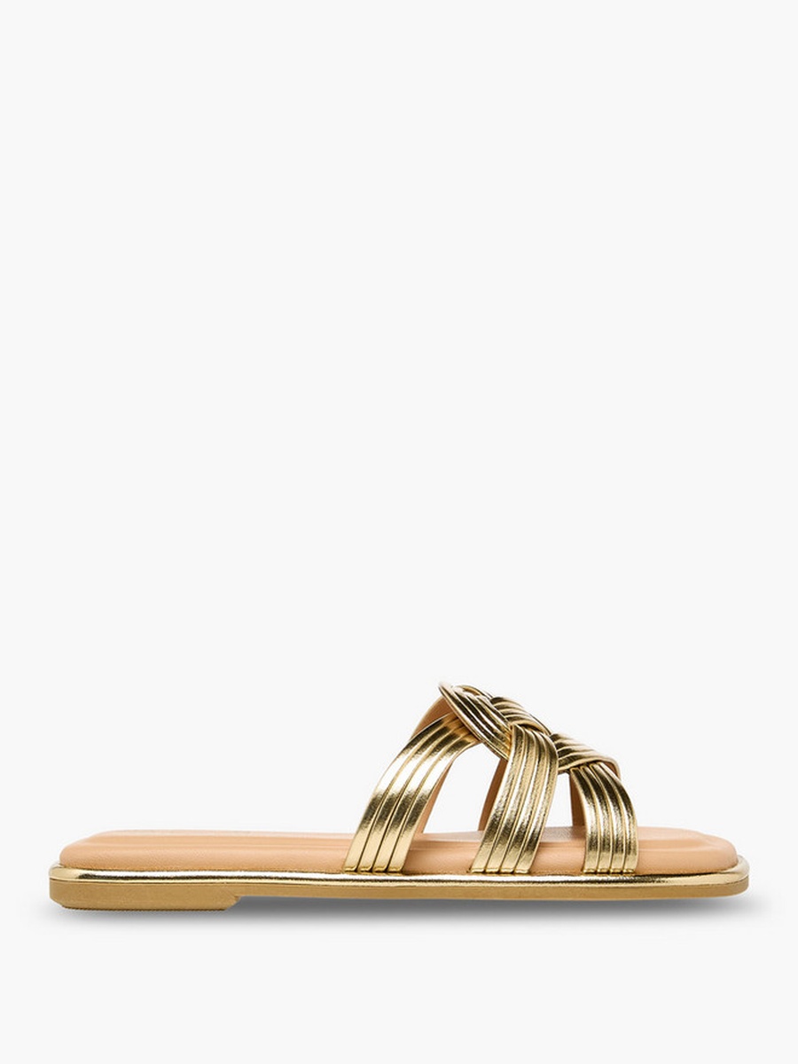 Knotted Slip-On Sandals
