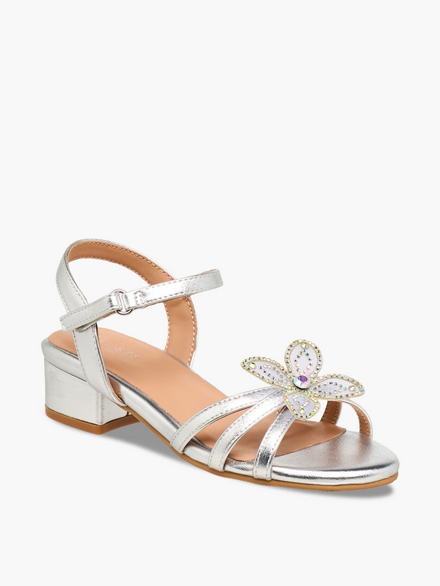 Block Heel Ankle Strap Sandals 