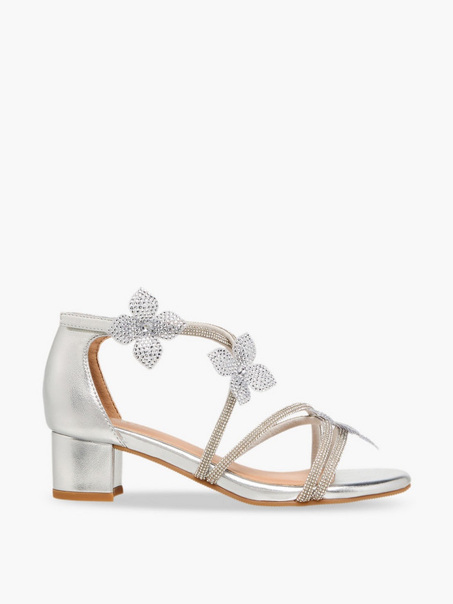 Block Heel Strap Sandals 