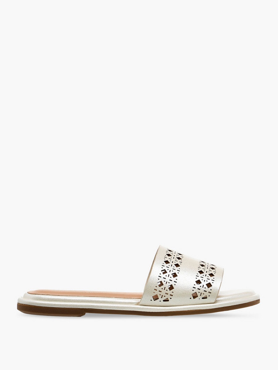 Perforated Slide Sandals